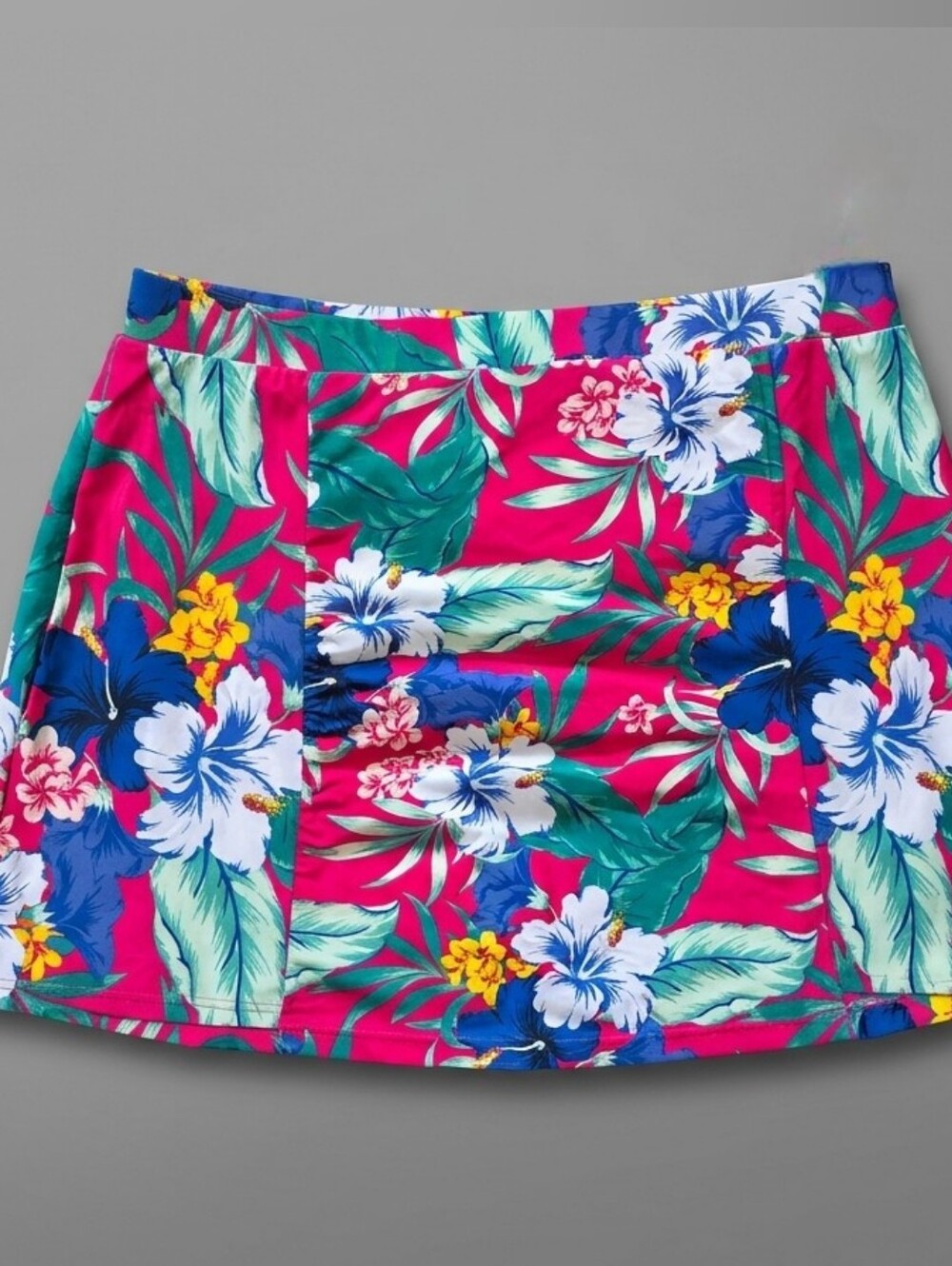 Swim by Cacique Tropical Floral Swim Skirt Bikini Bottom Plus Size 28 Resortwear